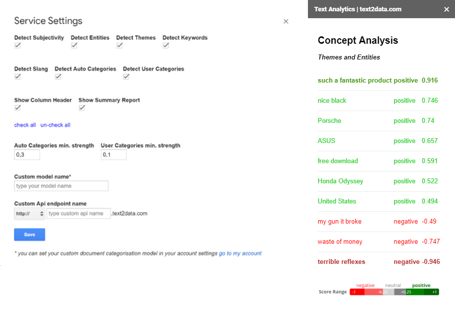 google-sheets-add-on settings