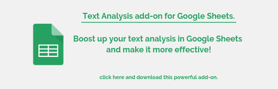 Google Sheets add-on | TEXT2DATA