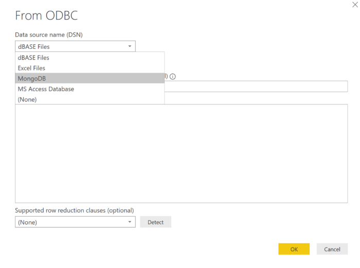 powerbi odbc