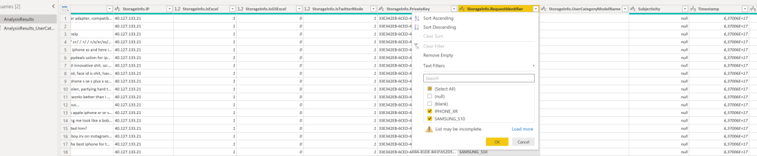 powerbi filtering