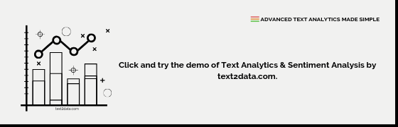 start with sentiment analysis